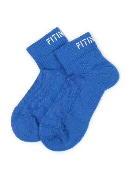 Premium Performance Quarter Sports Socks - Blue