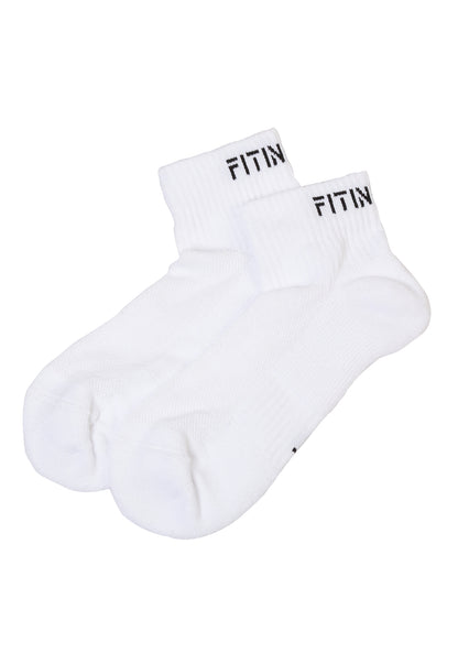 Premium Performance Quarter Sports Socks - White