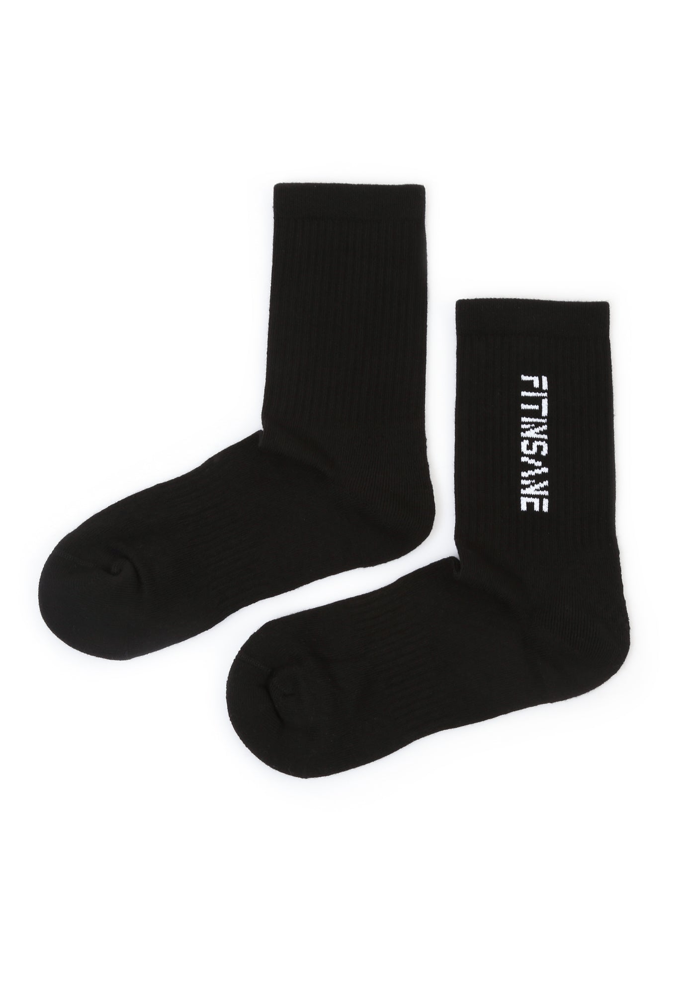 Premium Performance Crew Unisex Sports Socks - Black