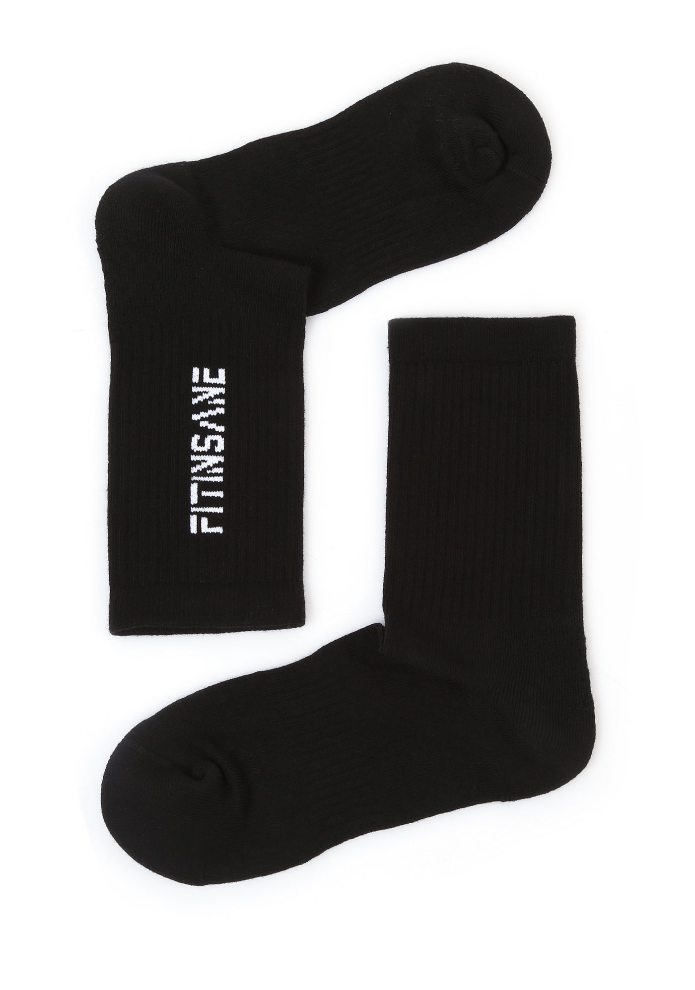 Premium Performance Crew Unisex Sports Socks - Black