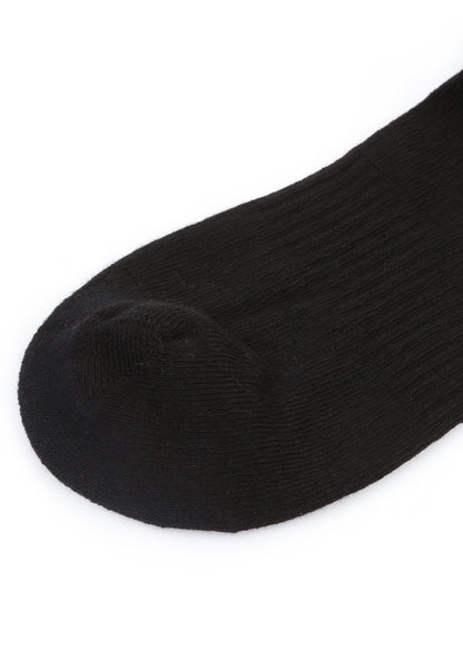 Premium Performance Crew Unisex Sports Socks - Black