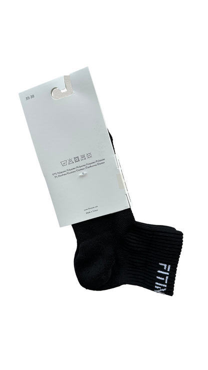 Premium Performance Quarter Sports Socks - Black