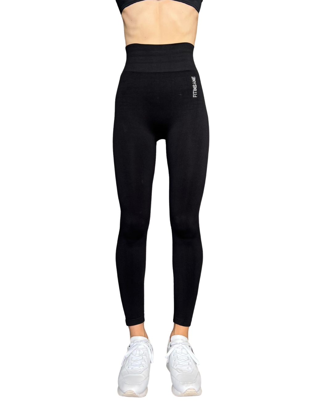 High-Waist Seamless Sculpting Leggings - Black | Stretchy & Body-Shaping
