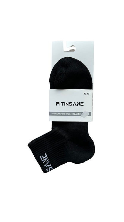 Premium Performance Quarter Sports Socks - White